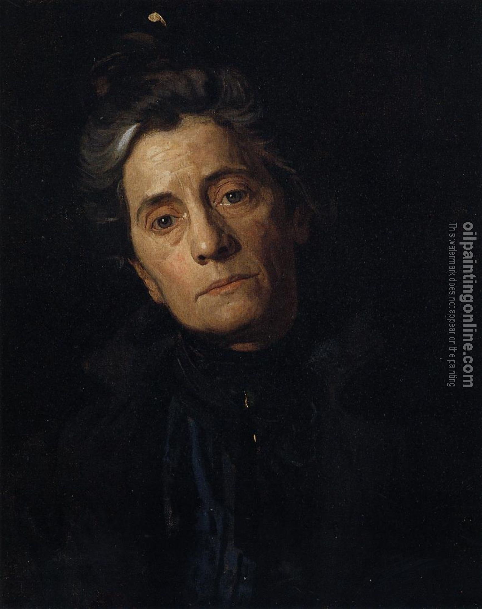 Eakins, Thomas - Portrait of Susan MacDowell Eakins, The Artist Wife